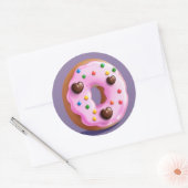 Cute Doughnut Ronde Sticker (Envelop)