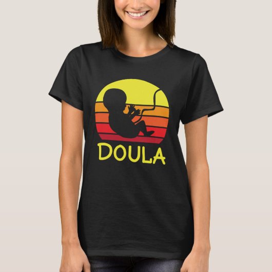 Cute Doula Baby Birth Midwife OB Birthing Support T-shirt (Voorkant)