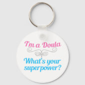 Cute Doula Superheld Sleutelhanger (Voorkant)