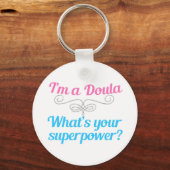Cute Doula Superheld Sleutelhanger (Voorkant)