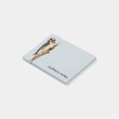 Cute Downy Woodpecker op fruitbomen Post-it® Notes (Schuin)