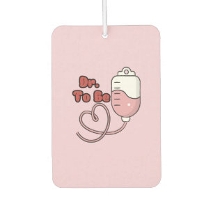 Cute Dr To Be Roze Medische Student Auto Geurversp Luchtverfrisser