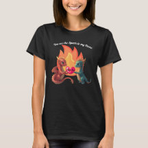Cute Draak Liefde T-Shirt