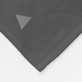 Cute draak met vuurgrijs en zwarte jongen baby fleece deken (Hoek)