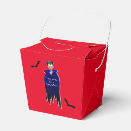 Cute Dracula Halloween Bedankdoosjes