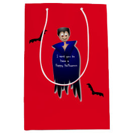 Cute Dracula Halloween Medium Cadeauzakje
