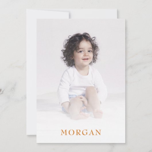 Cute Dragon 1e verjaardagsfeestje Kaart (Achterkant)