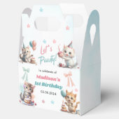 Cute Dragon 1st Birthday Party Bedankdoosjes (Geopend)