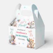 Cute Dragon 1st Birthday Party Bedankdoosjes (Voorkant Zijde)