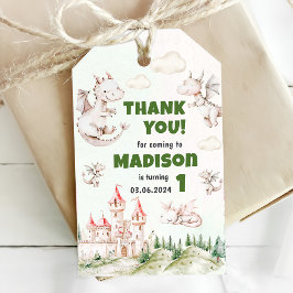 Cute Dragon 1st Birthday Party Cadeaulabel