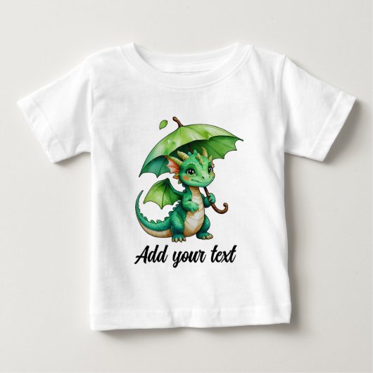 Cute Dragon Baby Tee (Voorkant)