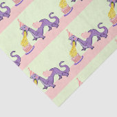 Cute Dragon Birthday Tissuepapier (Detail)