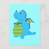 Cute Dragon Briefkaart (Voorkant)