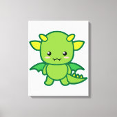 Cute Dragon Canvas Afdruk (Voorkant)