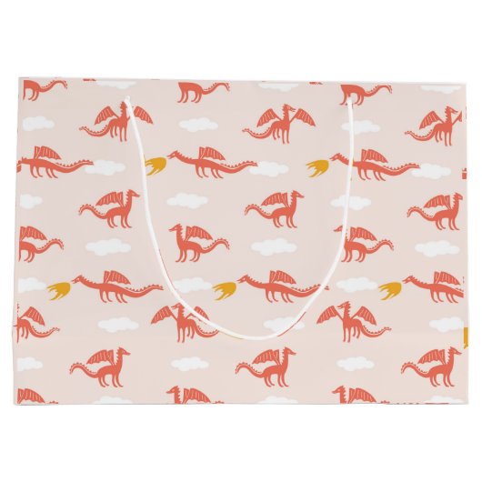 Cute Dragon Groot Cadeauzakje (Achterkant)