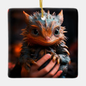 Cute Dragon Keramisch Ornament (Voorkant)