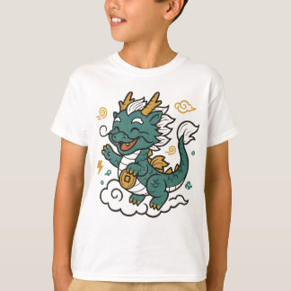 【Cute Dragon Kids T-Shirt】 T-shirt