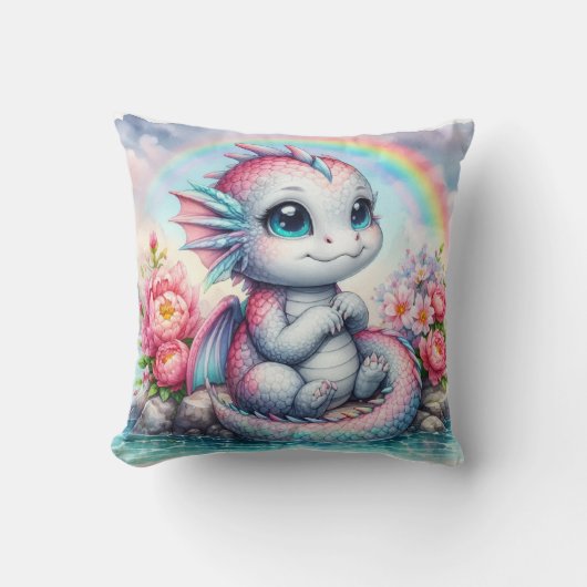 Cute dragon kussen (Voorkant)