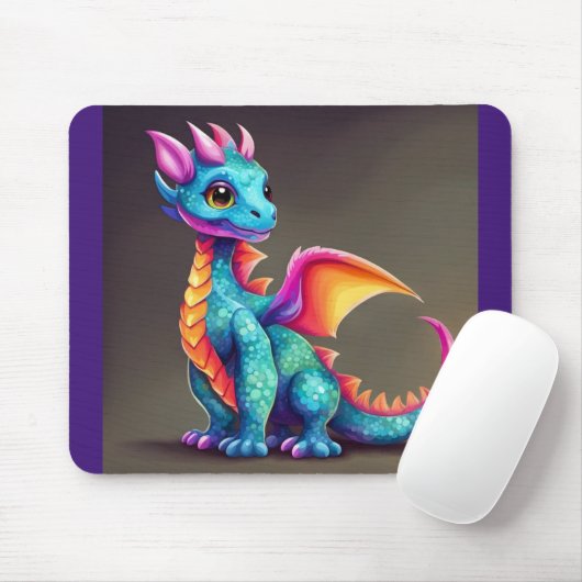 Cute dragon muismat (Met muis)
