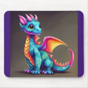 Cute dragon muismat