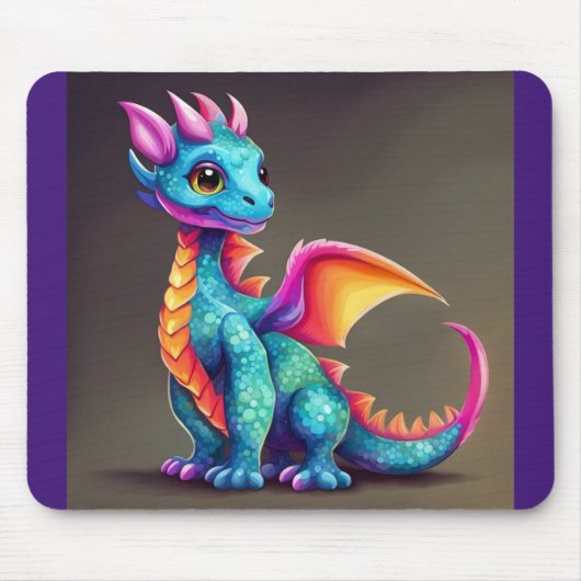 Cute dragon muismat (Voorkant)