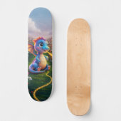 Cute Dragon Persoonlijk Skateboard (Voorkant)