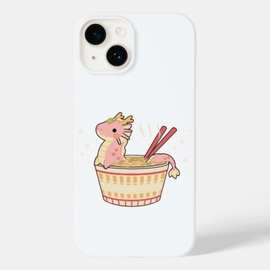 Cute Dragon Ramen Hoesje-Mate iPhone Case (Achterkant)