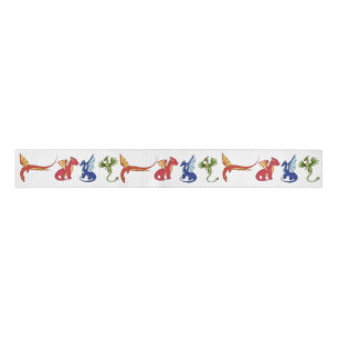 Cute Dragon Ribbon Grosgrain Lint