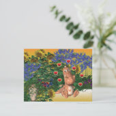 Cute dragon romantic kaart (Staand voorkant)