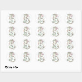 Cute Dragon Ronde Sticker (Vel)