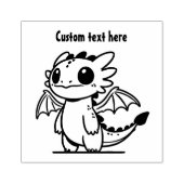 Cute Dragon Rubberstempel (Afrduk)