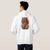 Cute Dragon Skull Mascot Hoodies (Achterkant volledig)