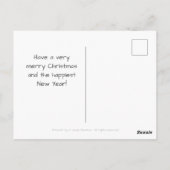 Cute dragon uitgerekt op de vloer briefkaart (Achterkant)