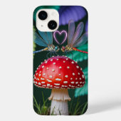 Cute Dragonflies on a Mushroom -  Case-Mate iPhone Case (Achterkant)