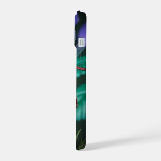 Cute Dragonflies on a Mushroom -  iPhone 15 Case (Linkerkant)