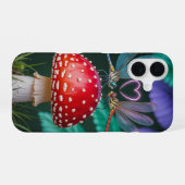 Cute Dragonflies on a Mushroom -  iPhone 16 Hoesje (Achterkant horizontaal)
