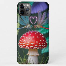 Cute Dragonflies on a Mushroom - iPhone 11Pro Max Hoesje