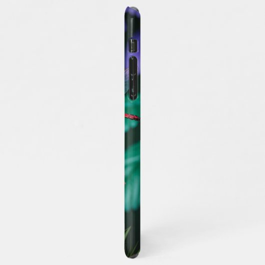 Cute Dragonflies on a Mushroom - iPhone Hoesje (Linkerkant)