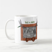 Cute Dragonflies Personalized Photo Lijst Koffiemok (Links)
