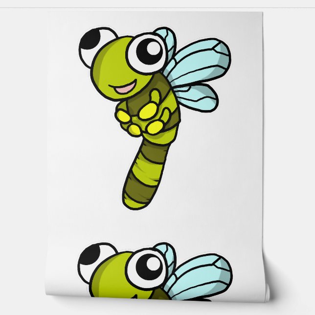Cute Dragonfly Costume Fly Insect Gift Idee Behang (Afrollen)
