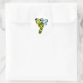 Cute Dragonfly Costume Fly Insect Gift Idee Ronde Sticker (Tas)