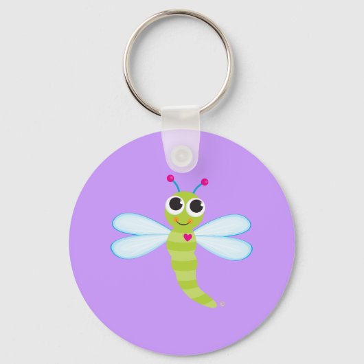 Cute Dragonfly Sleutelhanger (Voorkant)