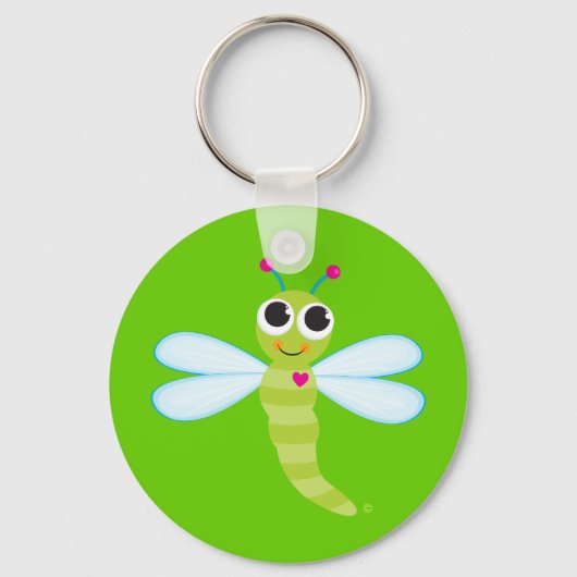 Cute Dragonfly Sleutelhanger (Voorkant)