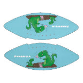 Cute dragons roasting marshmallows cartoon american football (Panelen)