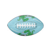 Cute dragons roasting marshmallows cartoon american football (Voorkant)