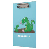 Cute dragons roasting marshmallows cartoon klembord (Links)