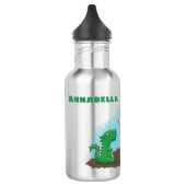Cute dragons roasting marshmallows cartoon waterfles  (Links)