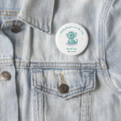 Cute Draken Baby Shower Ronde Button 5,7 Cm (In situ)