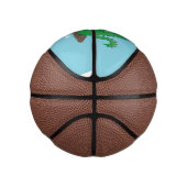 Cute draken die marshmallows roosteren basketbal (Rechts)