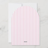 Cute draken uitnodiging voor babyshower. (Achterkant)